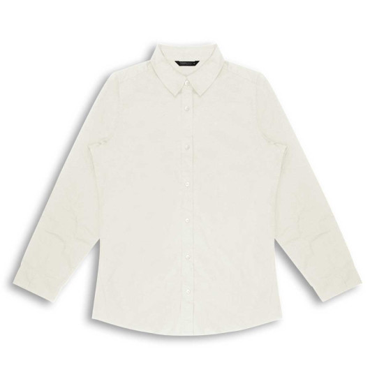 Parker Womens Poplin Shirts Eggshell Image